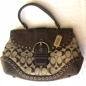 🚫 SOLD 🚫 COACH Limited Edition Top Handle Satchel Handbag